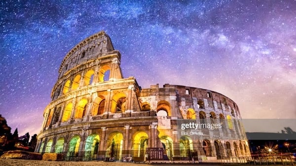 Roman Collisseum by starlight