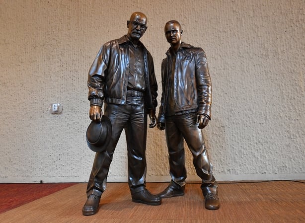 Breaking Bad' statues unveiled in Albuquerque amid state's drug crisis