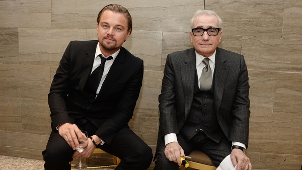 Leonardo DiCaprio and Martin Scorsese (pictured at the 2014 National Board of Review Awards Gala in New York) - Will also produce The Wager