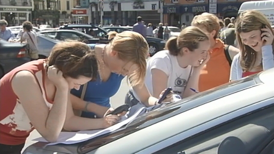 Students look for accommodation in the Galway Advertiser, 2002.