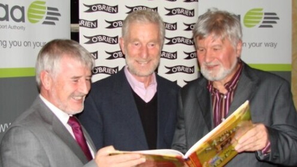 O'Brien Press co-founder Michael O'Brien (far right) pictured at a book launch in 2007