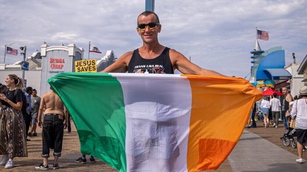 Galway ultra runner Richard Donovan carried his friend's ashes across the US (Credit: Kenneth Browne)