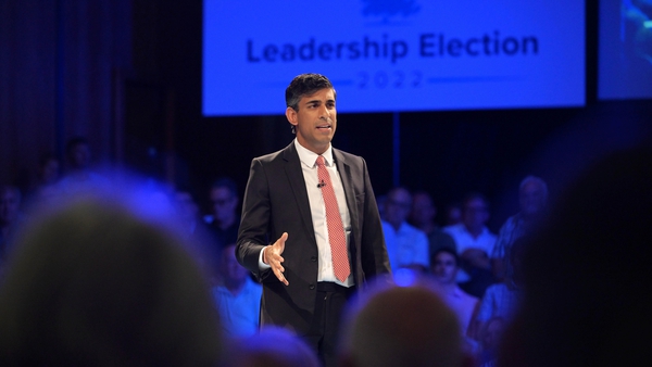 Rishi Sunak has struggled in the race, partly due to his role in Mr Johnson's resignation and over his record in government
