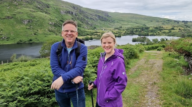 Derek Mooney and Nuala Carey