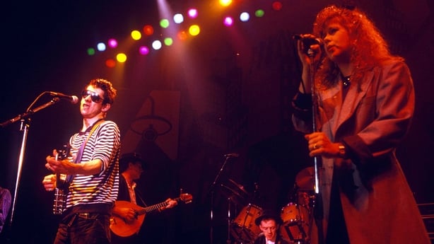 Shane Macgowan Of The Pogues With Kirsty Maccoll, Shane Macgowan Of The Pogues With Kirsty Maccoll (Photo by Brian Rasic/Getty Images)
