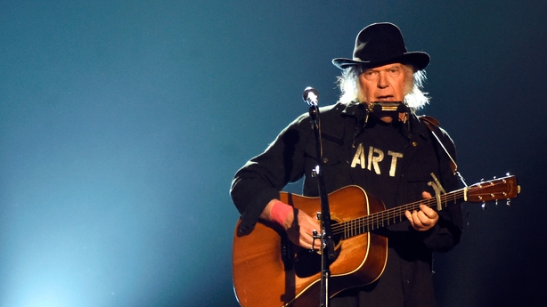 Singer Neil Young in 2015