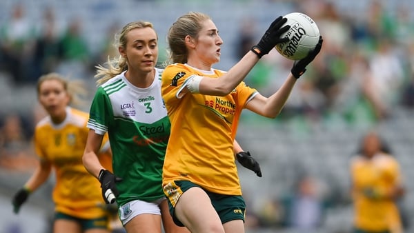 Orlaith Prenter in action during the drawn game against Molly McGloin of Fermanagh