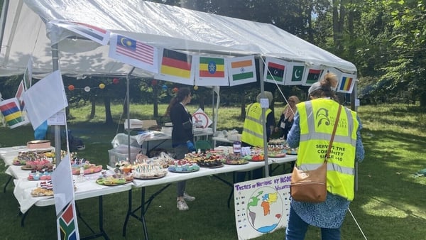 Foods from around the world at the multicultural festival in the Phoenix Park