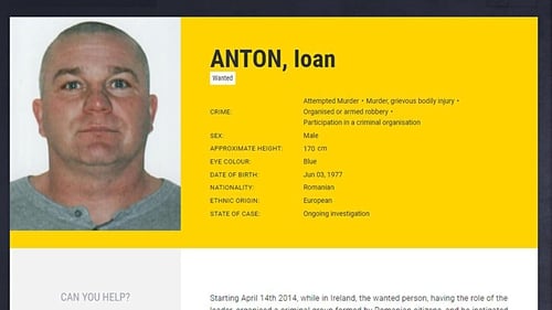 Ioan Anton had featured on Europol's list of "Europe's Most Wanted Fugitives"