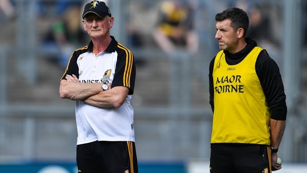 Derek Lyng (R) pictured as a selector with Brian Cody in 2019