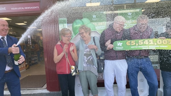 Balloons and champagne were the order of the day at the Newspoint store in Galway Shopping Centre on the Headford Road in Galway