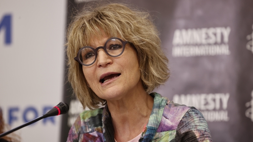 Secretary General of Amnesty International, Agnes Callamard (file image)