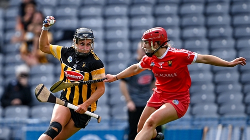 Kilkenny's Katie Power (L) and Cork's Libby Coppinger will renew rivalries at Croke Park