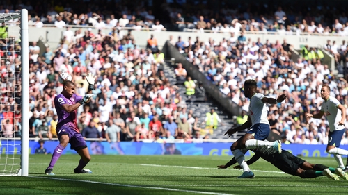 Ryan Sessegnon scores the opener for Tottenham