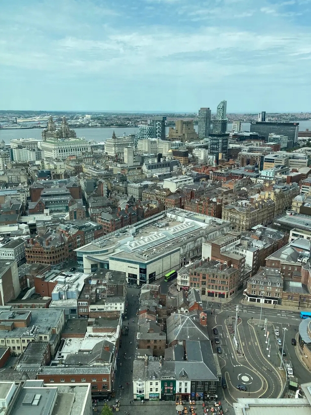 Spectacular skyline views from the St John's Beacon viewing gallery (Abi Jackson/PA)