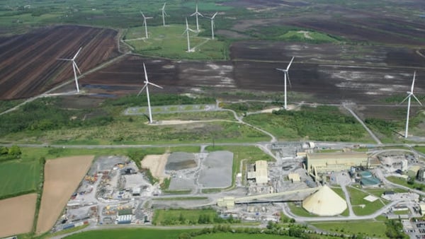 Lisheen mine in Co Tipperary ceased operations in 2015 and the site currently hosts a wind farm. The resources below ground belonged to the State, while ownership of those blowing above is not yet defined. Photo: Geological Survey Ireland