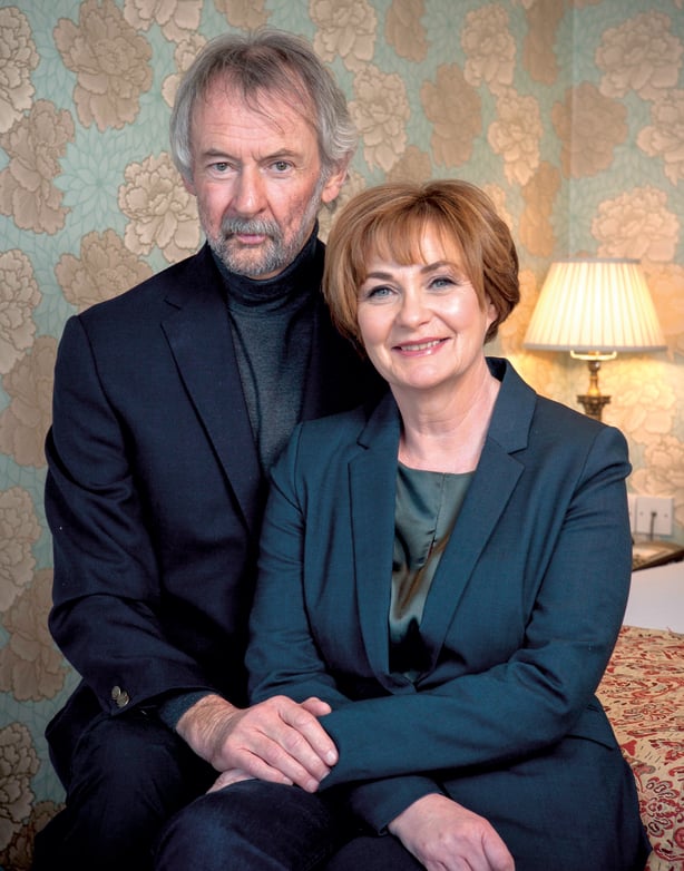 Una O'Hagan and Colm Keane during RTÉ Guide photo shoot (2018)