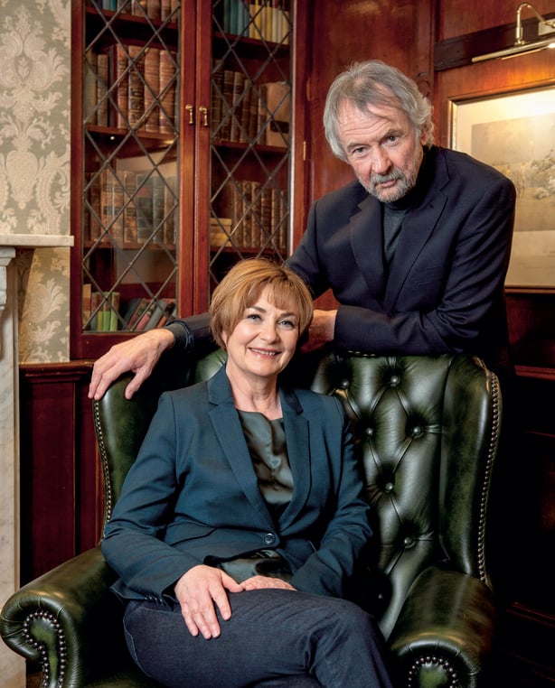 Una O'Hagan and Colm Keane during RTÉ Guide photo shoot (2018)