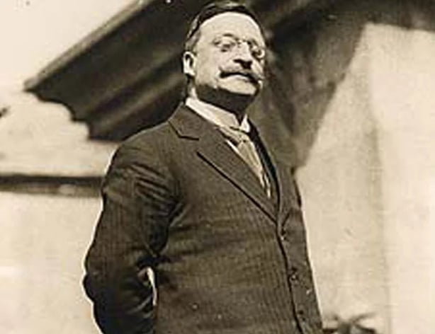 Arthur Griffith, journalist and politician. He died just one month after this photo was taken. Photo: National Library of Ireland, 10 July 1922