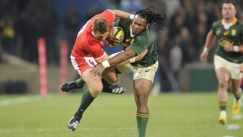 Dweba featured in this summer's Test series against Wales