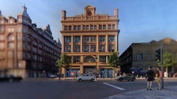 The restored Bank Buildings, Castle Street, Belfast
