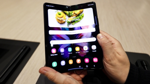 Samsung launched its new flagship foldable phones during the quarter