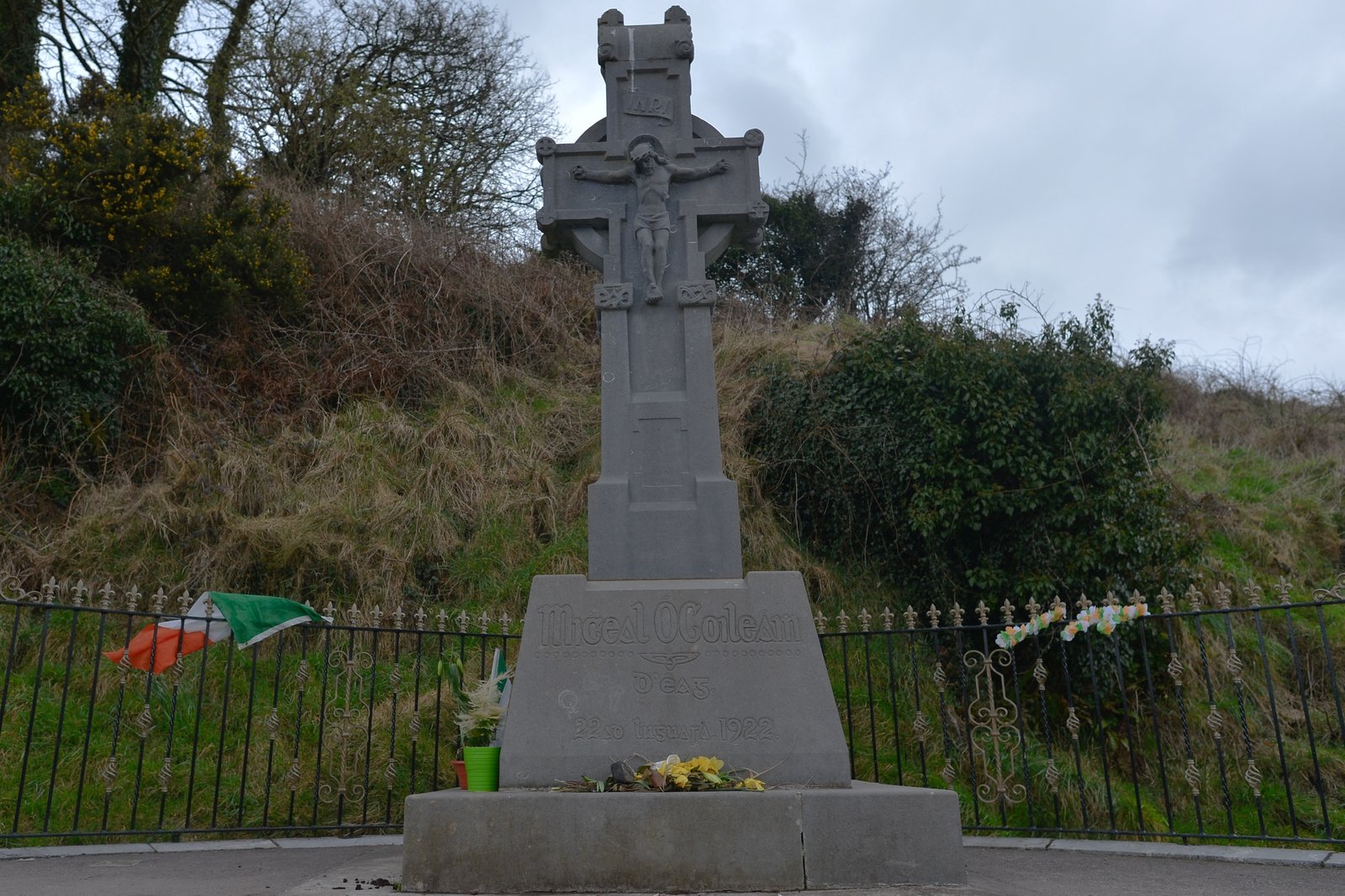 Image - The Béal na Bláth memorial cross (Pic: Getty Images)
