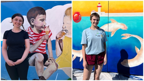 Nine new murals were created at this year's street art festival in Dún Laoghaire
