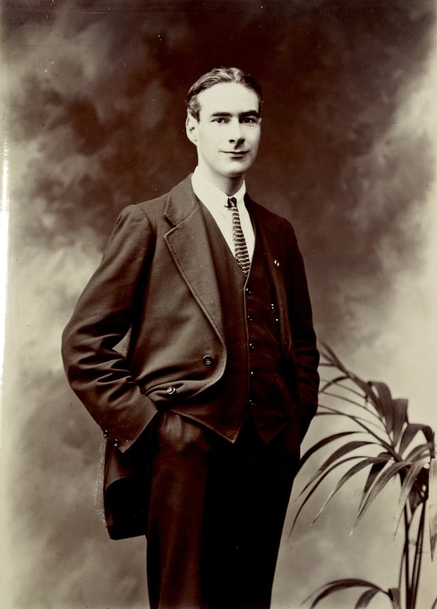 Piaras Beaslai in 1923, looking dapper in a suit