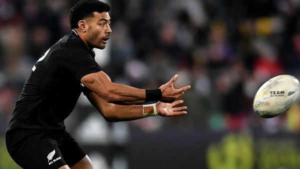 Richie Mo'unga replaces Beauden Barrett at out-half