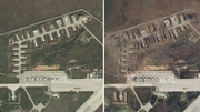 Before and after images reveal the extent of the devastation (Pic: Planet Labs PBC)