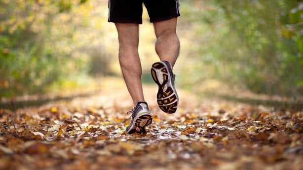 man running