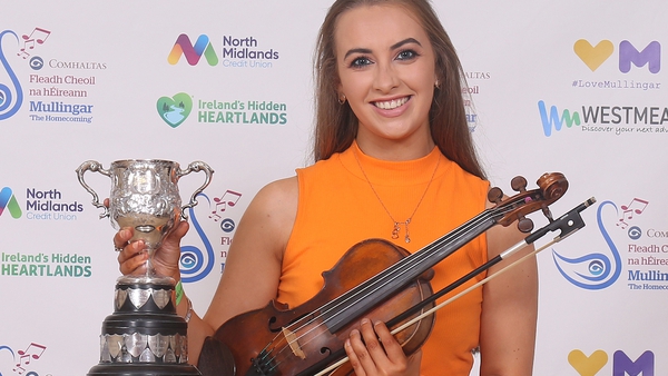 Sarah O'Gorman of Comhaltas Craobh na gComarach, Co. Waterford, winner of the senior fiddle competition at Fleadh Cheoil na hÉireann 2022 (Pic: Anna Allen Photography)