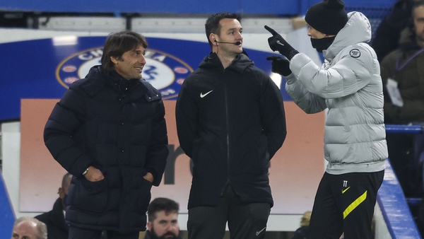 Thomas Tuchel (R) and Chelsea got the better of Antonio Conte (L) and Spurs four times in all last season
