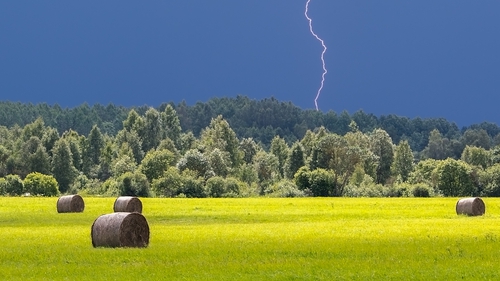 While there are high temperatures forecast, some areas could see thunderstorms and hail (Stock image)
