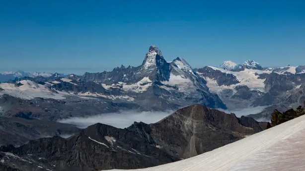 Swiss mountain peaks (Jenna Maryniak/PA)