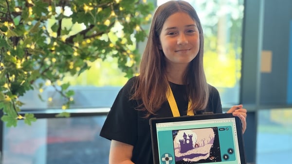 At the camp, 12-year-old Veronika created a Harry Potter game