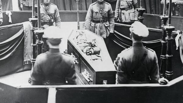 Michael Collins lying in state