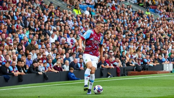 Costelloe had been included in Burnley matchday squads towards the end of last season's Premier League campaign