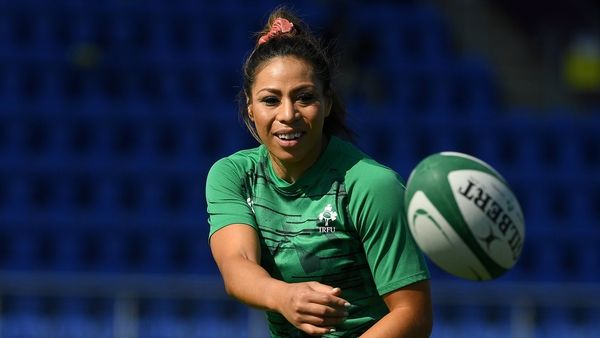 Naoupu won 48 caps for Ireland in her Test career