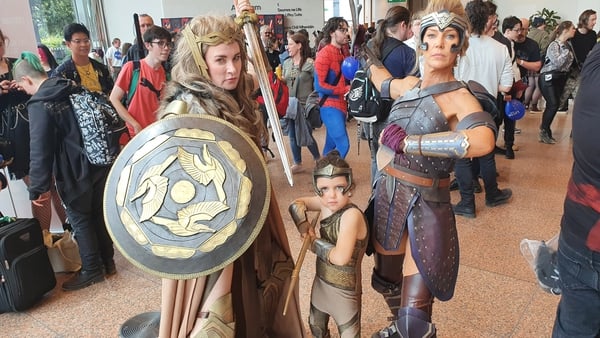 Amazonians assemble at Dublin Comic Con (Pics: Barry O'Rourke)