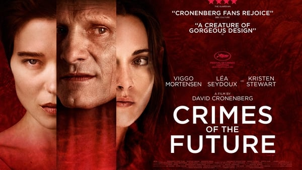 Crimes of The Future is in Irish cinemas on 9 September