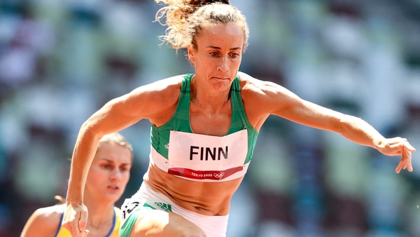 Two-time Olympian Michelle Finn snuck in as the final qualifier based on her time of 9:49.85