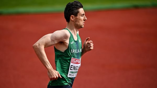 Mark English ran a controlled heat to advance to Friday's semi-finals