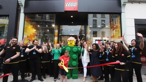 Lego opened its first store in Ireland in August