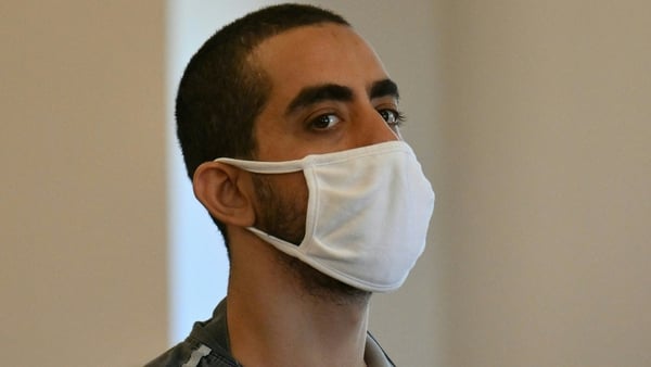 Hadi Matar is pictured at Chautauqua County Courthouse today
