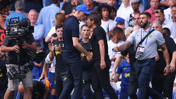 Thomas Tuchel and Antonio Conte both received red cards after the 2-2 draw between Chelsea and Tottenham at Stamford Bridge earlier this month