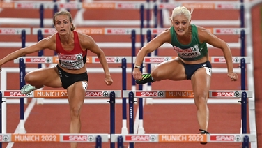 Sarah Lavin fifth in 100m hurdles