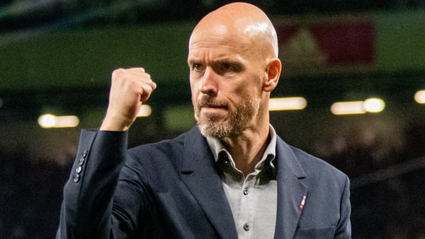 Erik ten Hag celebrates his first victory as Manchester United boss