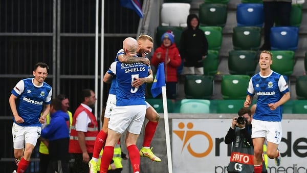 Linfield drew 2-2 in the first leg